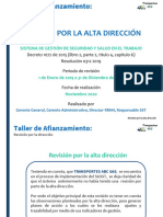 Taller de Revisión Por La Dirección