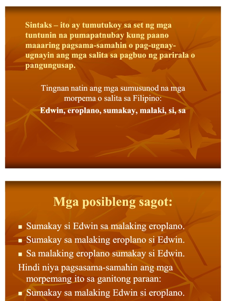 Sintaks | PDF