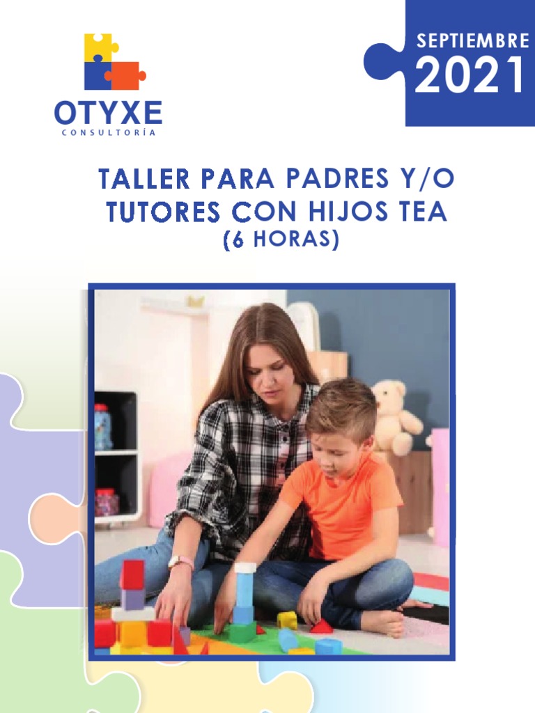 Taller de Apoyo para Padres de Niños TEA | PDF | Espectro autista ...