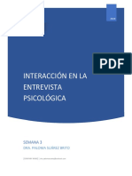 Semana 3 Interaccion en La Entrevista Psicologica FINAL