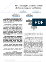 System Architecture Modeling For Electronic Systems Using MathWorks System Composer and Simulink