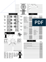 Dark Heresy Character Sheet - Psyker Character (Unfinished)