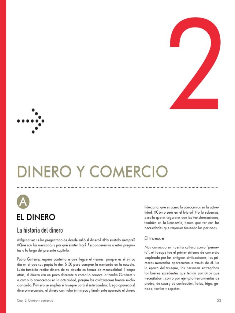 Historia del dinero y el comercio | PDF | Dinero | Moneda