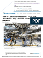 Tren de Cercanías - El Pais