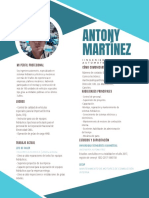 Hoja de Vida Ingeniero Antony Martínez 2022