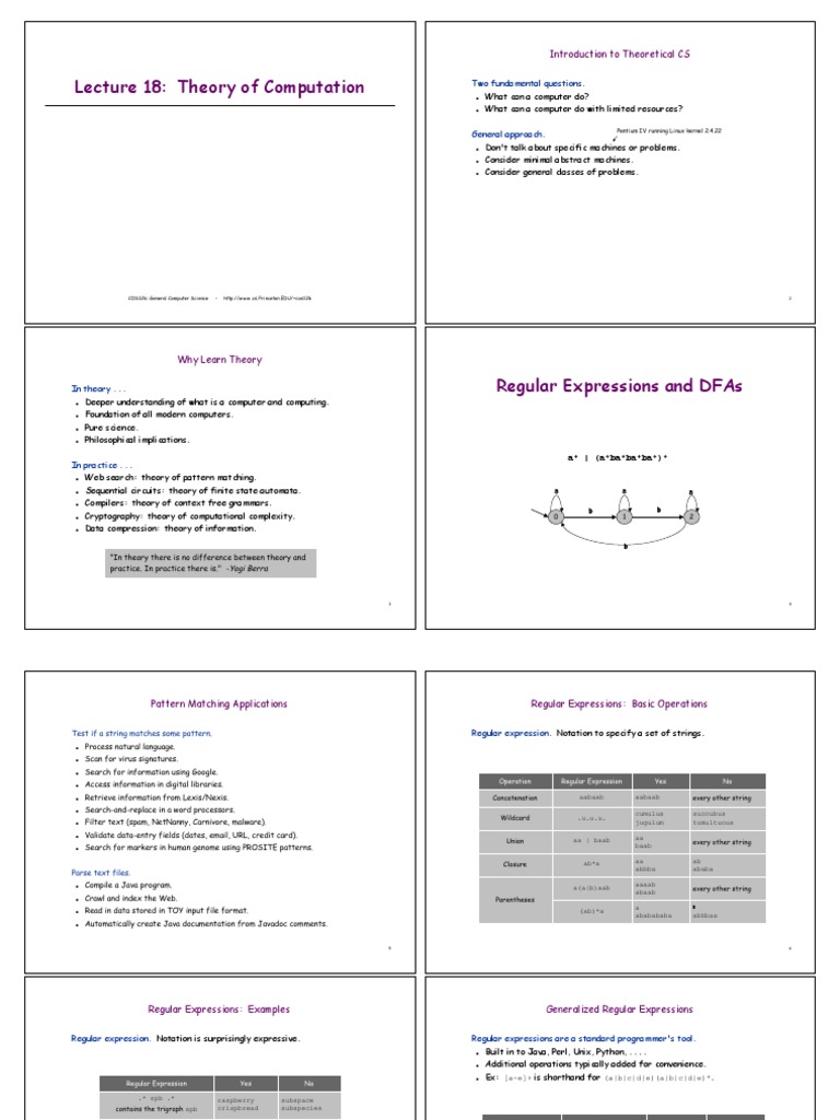 Regular Expression | PDF | Regular Expression | Theory Of Computation