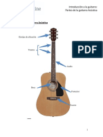 Introduccion a La Guitarra Partes de La Guitarra Acustica