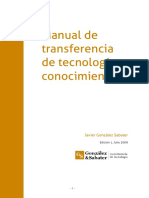 Manual de Transferencia de Tecnología y Conocimiento