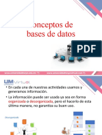 Conceptos clave de bases de datos