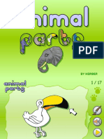 Animal Parts PPT Flashcards Fun Activities Hala