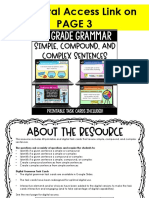 Simple Compound and Complex Sentences