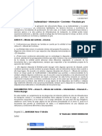 DOCUMENTOS TIPO - Inalterabilidad - Información - Corchetes - Resaltado Gris