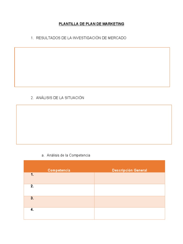 Plan de Marketing | PDF | Negocios