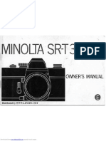 User Manual Minolta SRT-303