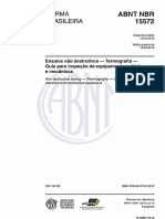 ABNT NBR 15572 2013 - Ensaios Não Destrutivos - Termografia - Guia para Inspeção de Equipamentos Elétricos e Mecânicos