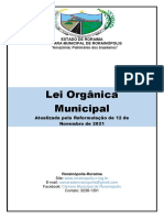 Lei Orgânica Municipal de Rorainópolis atualizada em 2021