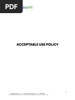 Acceptable Use Policy