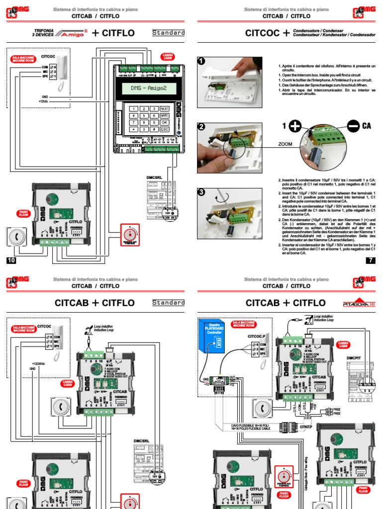 Esquema de Conexion de Intercom DMG | PDF