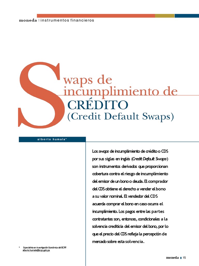 Los Swaps | PDF | Swap de incumplimiento crediticio | Arbitraje
