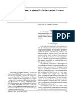 Poder Soberano e Constituições Americanas