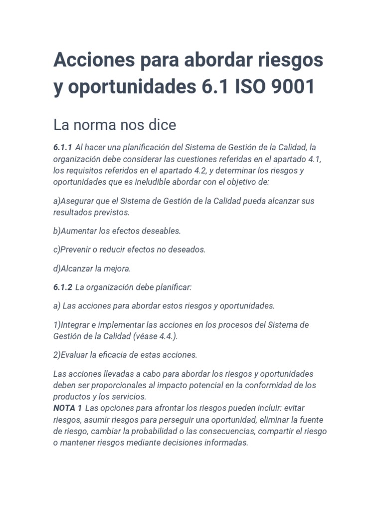 acciones-para-abordar-riesgos-y-oportunidades-6-pdf-gesti-n-de-la