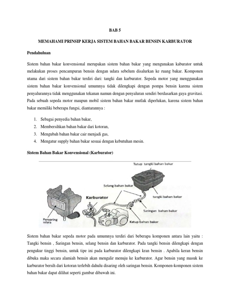 Mekanisme Karburator yang Lebih Rumit dari yang Diperkirakan