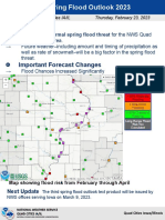 NWS QC 2nd Spring Flood Outlook - DVN Sfo 2 Dss Packet