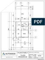 Ground floor plan layout with dimensions