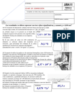 FÍSICA - CLAVE DE CORRECCIÓN Primer Parcial 2022-2 TEMA 6