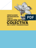 Orientaciones Metodologicas - Creación Artística Colectiva Multi, Inter y Transdisciplinar