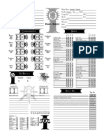 Dark Heresy Character Sheet - Adeptas Sororitas Fanatic