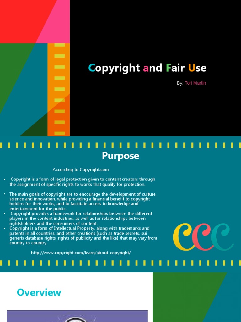 Copyright and Fair Use | PDF | Copyright | Fair Use