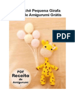 PDF Croche Pequena Girafa Receita de Amigurumi Gratis
