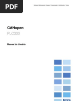 WEG Plc300 Comunicacao Canopen 10000849433 Manual Portugues Br