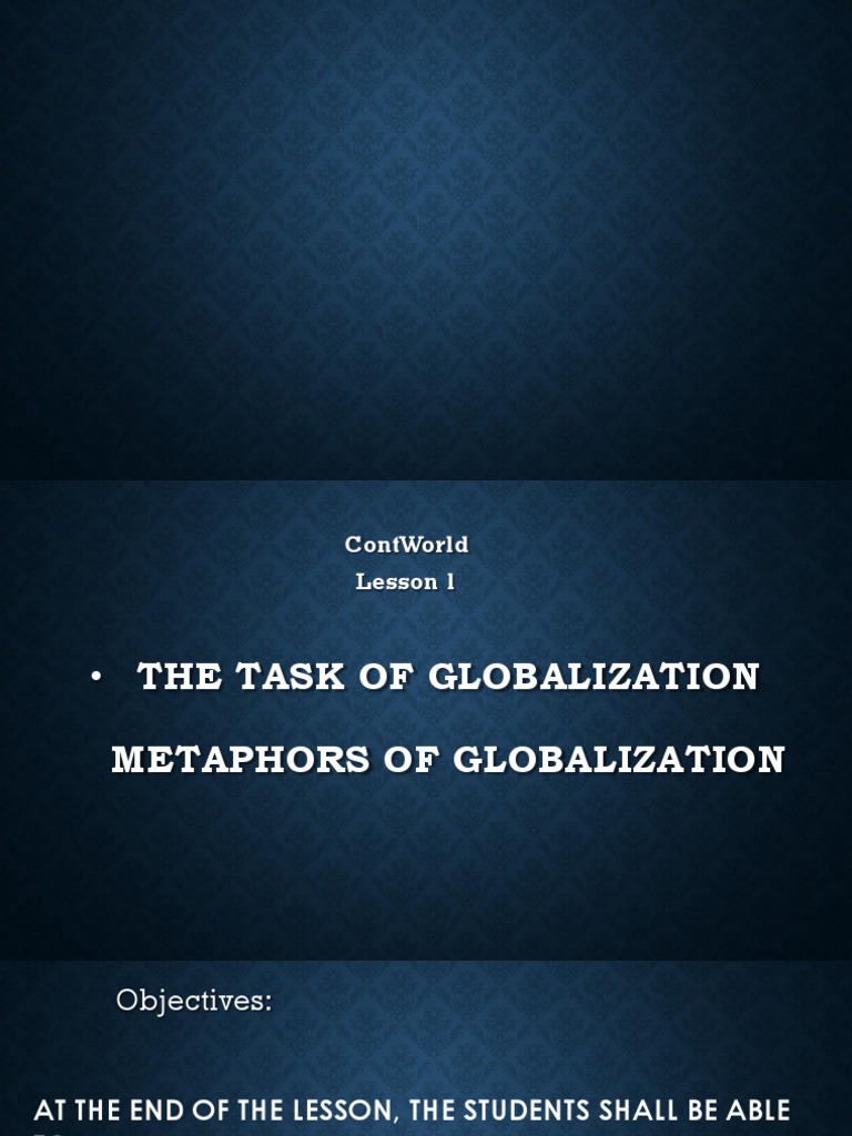 The Task of Globalization and Metaphors of Globalization PDF