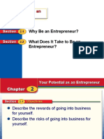 Your Potential as an Entrepreneur - Rewards, Risks & Skills