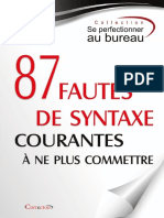 Extrait-87 Fautes de Syntaxe Courantes A Ne Plus Commettre-Correctoo