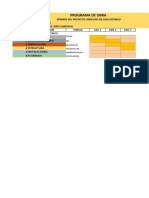 Programa de Obra Proyecto Ejecutivo