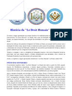 História da Ordem Maçônica Le Droit Humain no Brasil