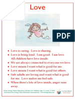 Living Values Education Poster Children Ages 3 7 Love
