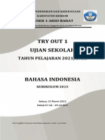 Bahasa Indonesia Try Out 1