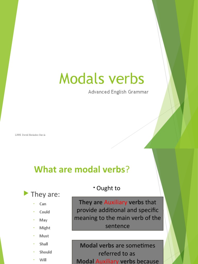 An InDepth Look at Modal Verbs Uses, Forms, and Categories PDF