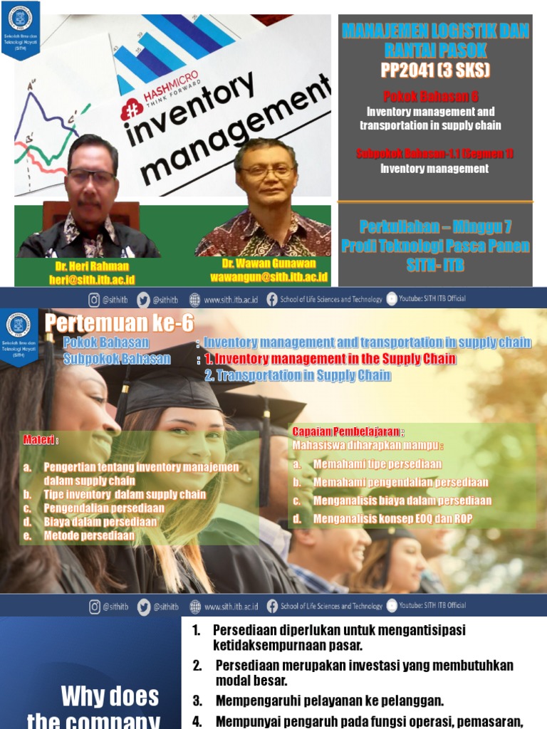 P5-Inventory Management and Transportation | PDF