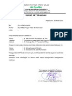 Surat Keterangan Tidak Keberatan Menggunakan SIP Ke-2 DR Wong