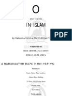 In Islam: A Barakaatur Raza Publication