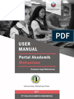 Panduan Penggunaan Portal Akademik Mahasiswa