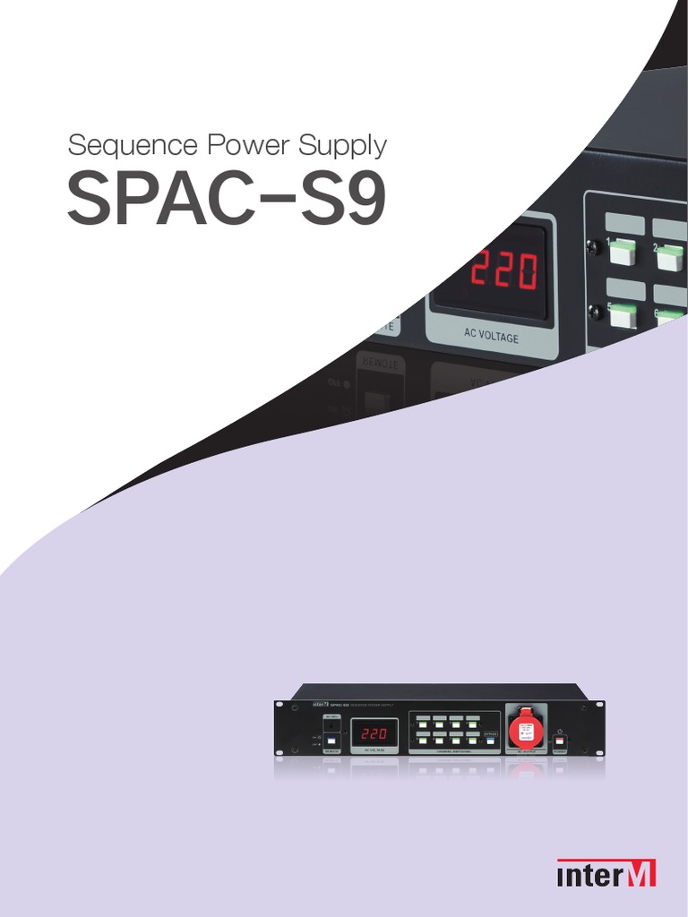 Spac-S9: Sequence Power Supply | PDF