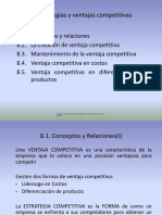 Estrategias competitivas y ventajas