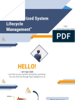 Computerized System Life Cycle Management