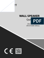 Quick guide for wall speaker installation